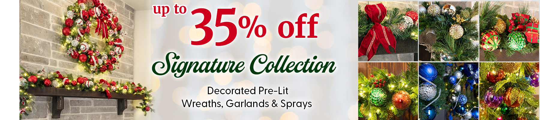 Signature Collection - Wreaths, Garlands and Sprays