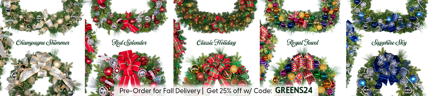 Signature Collection - Wreaths, Garlands and Sprays