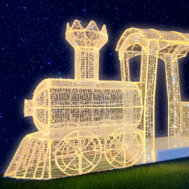 LED Christmas Trains