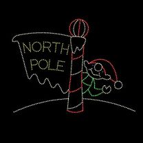 20' x 26' Animated North Pole and Waving Elf