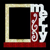 "Merry" Picture Frame Photo Op