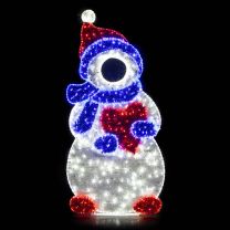 6.5' 2D LED Mother Snowy - Photo Op Display Lit