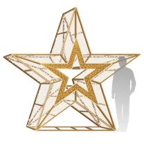 10' 3D LED Star Icon Deluxe - Warm White