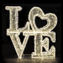 5.5' 3D LED Love - Warm White Twinkle