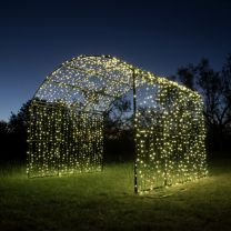 4' Drive Through Arch - Warm White - LED - Additional Color Options Available