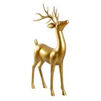 5.6' Standing Reindeer - Gold