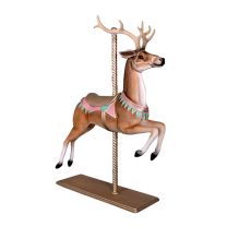 6' Christmas Carousel Reindeer