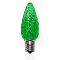 C9 SMD LED Retrofit Bulb - Green - Minleon - Bag of 25