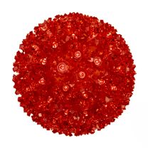 Pro Christmas™ 7.5" Sphere - 100L - Red