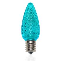 C9 SMD LED Retrofit Bulb - Teal - Minleon - Bag of 25