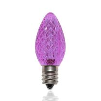 C7 SMD LED Retrofit Bulb - Purple - Pro Christmas™ - Bag of 25