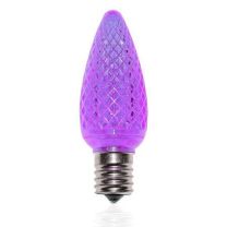 C9 SMD LED Retrofit Bulb - Purple - Minleon - Bag of 25