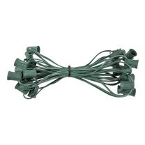 C9 Cord, 12" Spacing, Green Wire, SPT-1, 25'