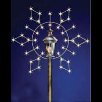 Snowflake Christmas Lamp Post 