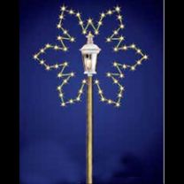 Splendid Snowflake Christmas Lamp Post