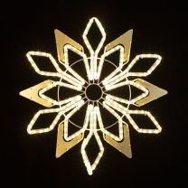 27" Radiance Snowflake - Warm White