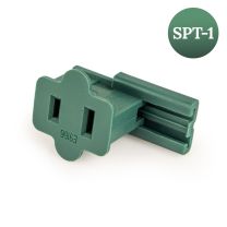 18/2 Female Slide On Vampire Plug, SPT-1, Green, NO Breakaway Tab - Bag of 50