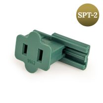 18/2 Female Slide On Vampire Plug, SPT-2, Green, Breakaway Tab - Available in Bags/Cases of 5, 50, 1000