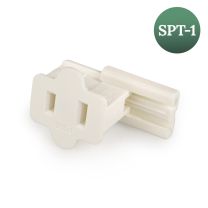 18/2 Female Vampire Plug - White - SPT1, Break Away Tab - Available in Bags/Cases of 5, 50 and 1000