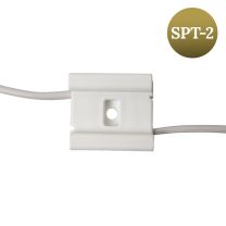 Cord Connector Plug - SPT-2 White - Available in Bags/Cases of 5, 50 and 1000