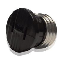 Medium Base Socket Adapter - Black