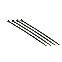 4" Black Zip Ties - Bag of 100