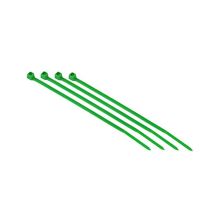 4" Green Zip Ties - Bag of 100