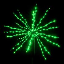 18" Green Twinkle Starburst - Green LED lights