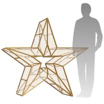 4' 3D LED Star Icon - Warm White