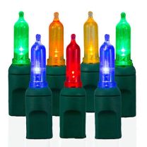 70 Light T5 Smooth Multi LED Christmas Lights