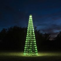 15' Tree of Lights - Green