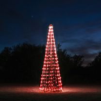 15' Tree of Lights - Red