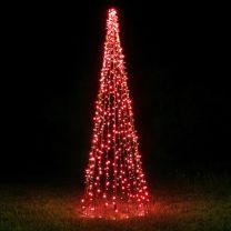 12' Standard Tree of Lights - Red