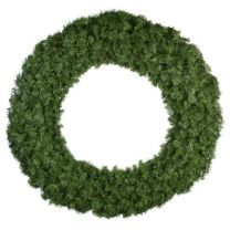 144" Unlit Deluxe Oregon Fir Wreath - Bow Option Available