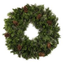 48" Deluxe Mixed Pine Wreath - Unlit - No Bow