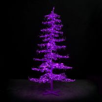 7' Ice Sculpture Christmas Tree - Purple