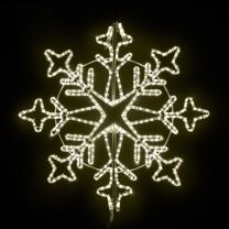 36" Aspen Snowflake - Warm White