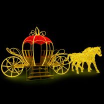 3D Horse with Carriage