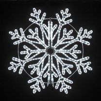 60" Frost Snowflake - Pure White