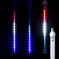 12" LED Falling Snow Tube - Red