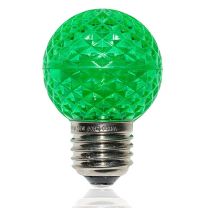 G50 LED Retrofit Bulb - Green - E26 Base - Minleon - Bag of 10