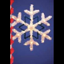 5' x 5' Star Snowflake Pole Mount