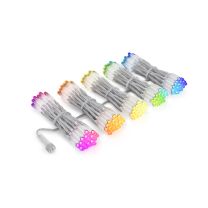 Twinkly Pro Curtain Lights - RGB Capsule - 250 Lights - 5 Drops - Transparent Wire 