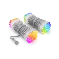 Twinkly Pro - RGB Capsule - 250 Lights - 4" Spacing - Transparent Wire - Dual Line
