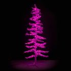 11' Ice Sculpture Christmas Tree - Pink