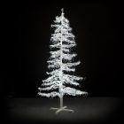 7' Ice Sculpture Christmas Tree - Pure White