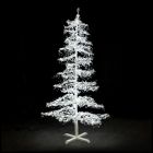 7' Ice Sculpture Christmas Tree - Pure White