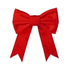 12" Red Canvas Bow