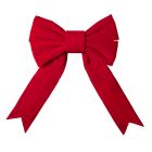 12" Red Velvet Christmas Bow