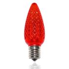 C9 SMD LED Retrofit Bulb - Red - Minleon - Bag of 25